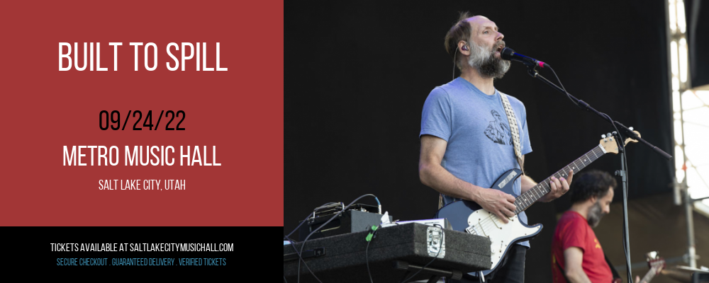 Built To Spill at Metro Music Hall tickets Built To Spill at Metro Music Hall