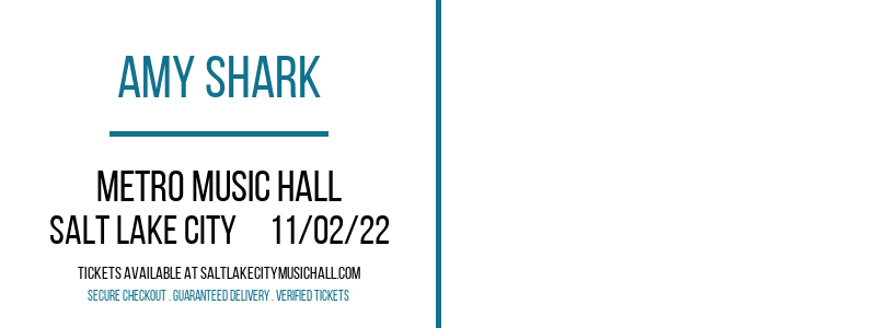 Amy Shark [CANCELLED] at Metro Music Hall