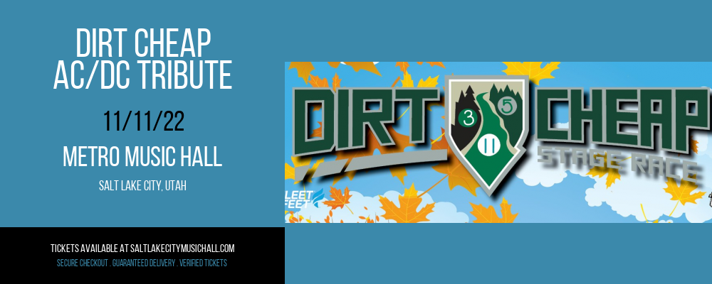 Dirt Cheap - AC/DC Tribute at Metro Music Hall tickets Dirt Cheap - AC/DC Tribute at Metro Music Hall