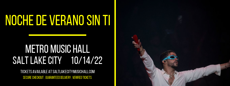 Noche de Verano Sin Ti at Metro Music Hall tickets Noche de Verano Sin Ti at Metro Music Hall