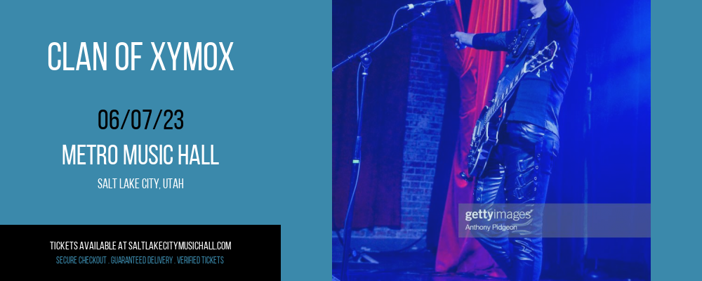 Clan of Xymox at Metro Music Hall tickets Clan of Xymox at Metro Music Hall