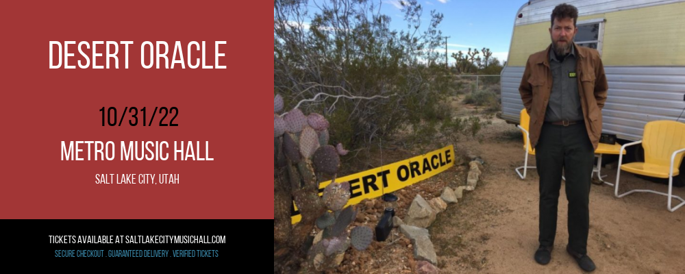 Desert Oracle [CANCELLED] at Metro Music Hall