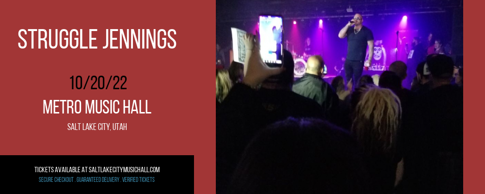 Struggle Jennings [CANCELLED] at Metro Music Hall