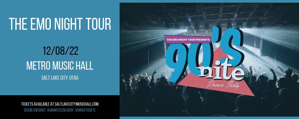 The Emo Night Tour at Metro Music Hall tickets The Emo Night Tour at Metro Music Hall