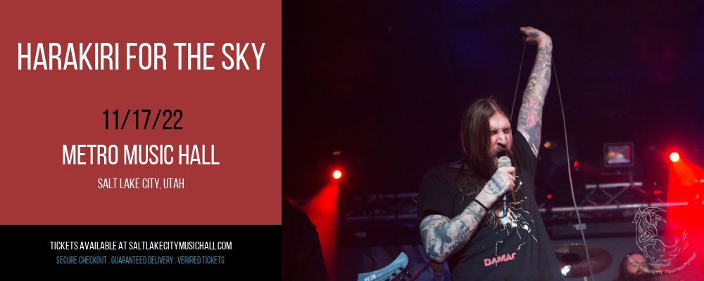 Harakiri For The Sky [CANCELLED] at Metro Music Hall