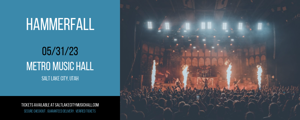 Hammerfall at Metro Music Hall tickets Hammerfall at Metro Music Hall