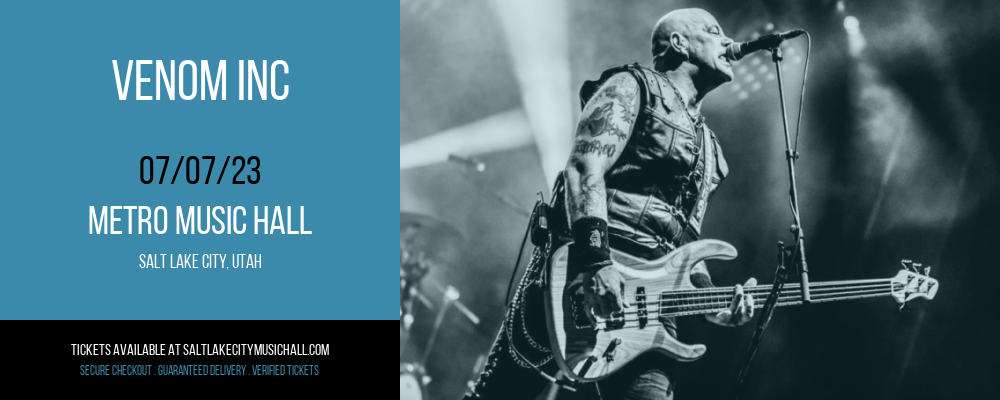 Venom Inc at Metro Music Hall tickets Venom Inc at Metro Music Hall