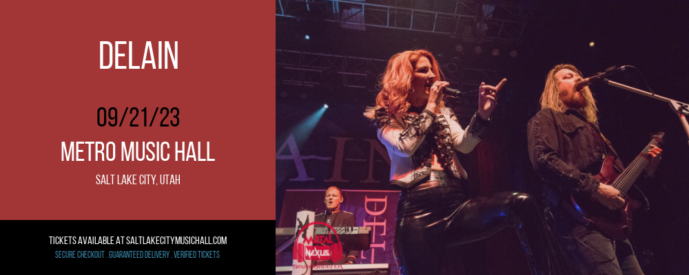 Delain at Metro Music Hall tickets Delain at Metro Music Hall