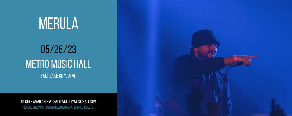 Merula at Metro Music Hall tickets Merula at Metro Music Hall