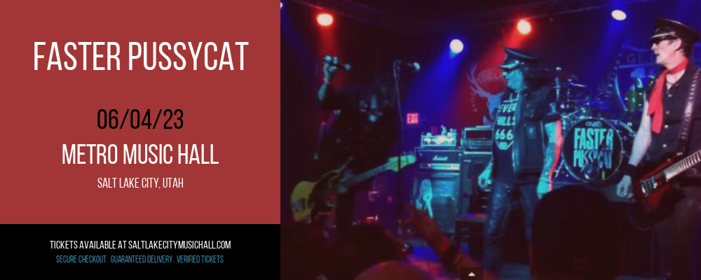 Faster Pussycat at Metro Music Hall tickets Faster Pussycat at Metro Music Hall