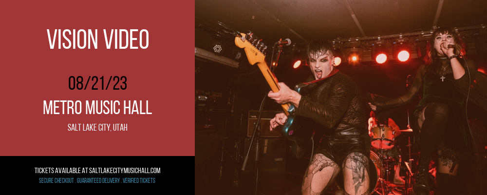 Vision Video at Metro Music Hall tickets Vision Video at Metro Music Hall