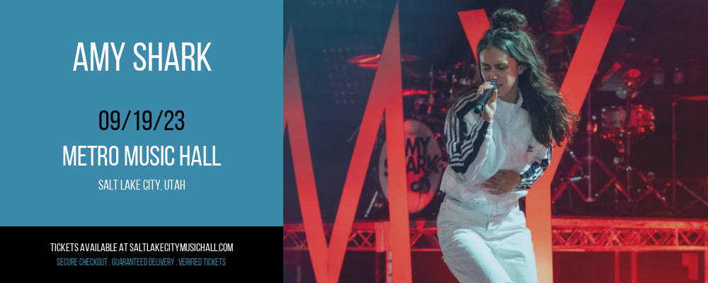 Amy Shark at Metro Music Hall tickets Amy Shark at Metro Music Hall