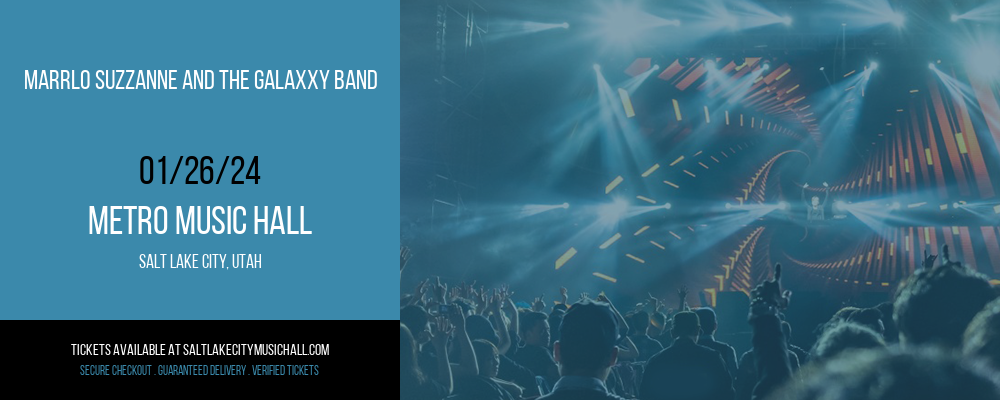 Marrlo Suzzanne and the Galaxxy Band at Metro Music Hall
