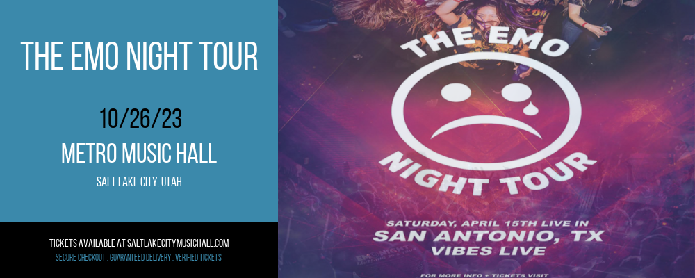 The Emo Night Tour at Metro Music Hall