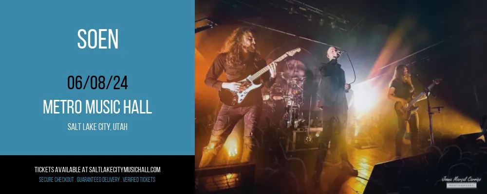 Soen at Metro Music Hall