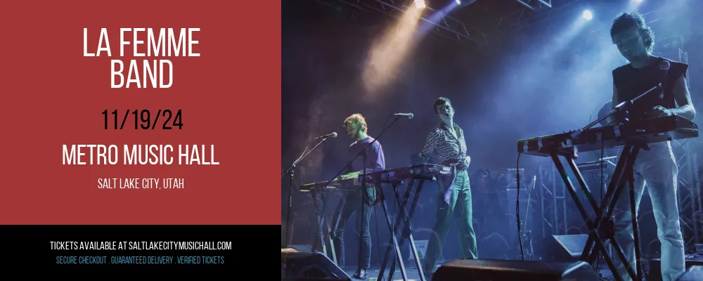 La Femme - Band at Metro Music Hall