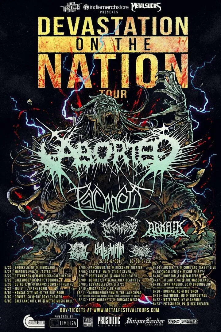 Devastation On The Nation: Morbid Angel, Suffocation, UADA & Mortiferum