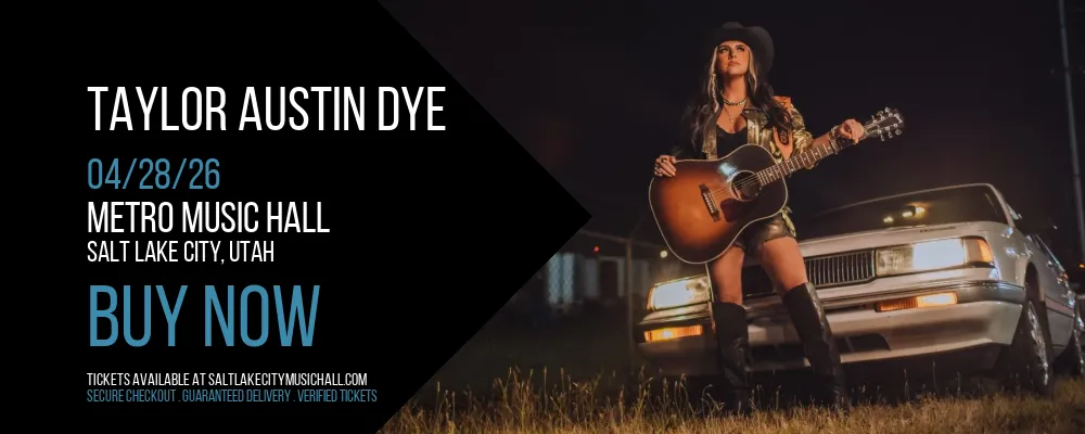 Taylor Austin Dye at Metro Music Hall