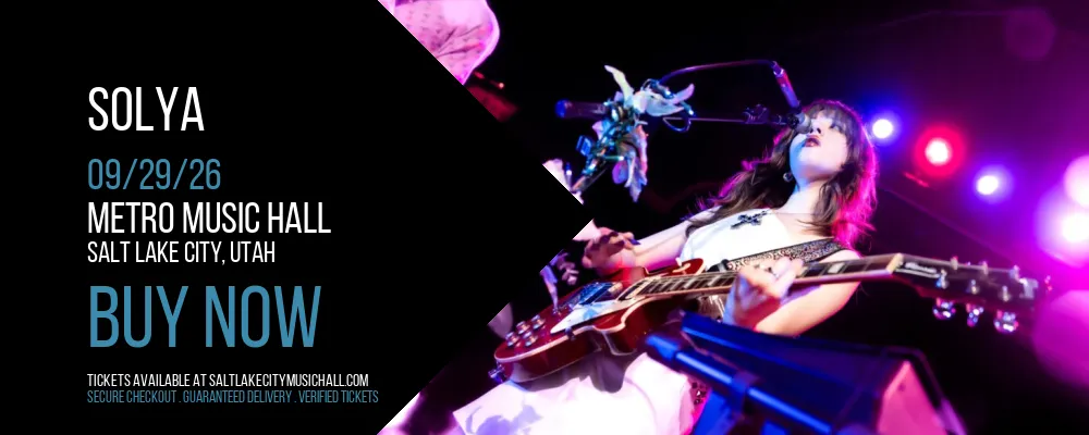 Solya at Metro Music Hall